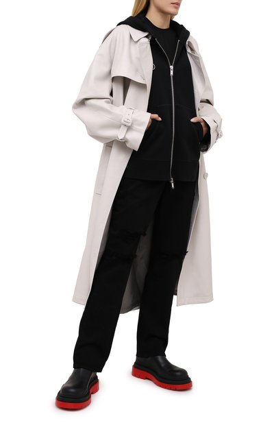 Хлопковая толстовка TOSKVA черного цвета по цене 19600 руб., арт. ZIP hoodie-HZ.U.001-W21-F5-900-100, фото 2 Хлопковая толстовка TOSKVA, арт. ZIP hoodie-HZ.U.001-W21-F5-900-100, фото 2