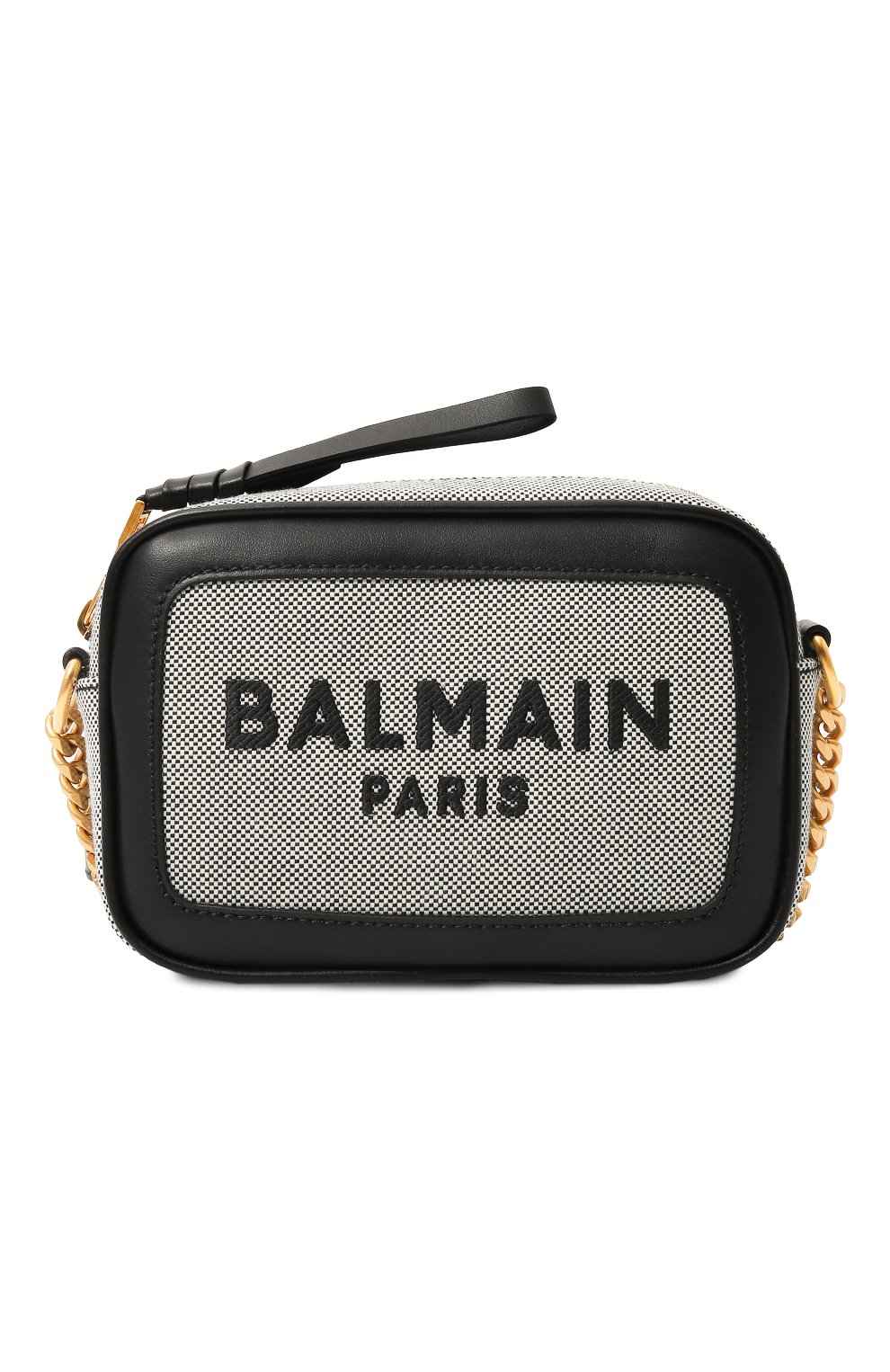 Сумка b-army BALMAIN черно-белого цвета по цене 86950 руб., арт. CN1BB720/TMSY, фото 1 Сумка b-army BALMAIN, арт. CN1BB720/TMSY, фото 1