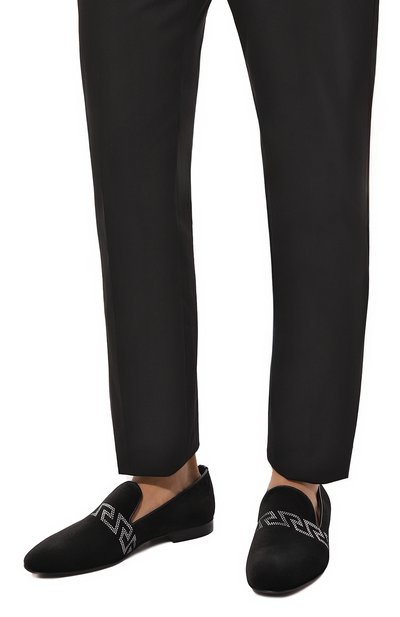 Текстильные лоферы VERSACE, арт. 1003792/1A05861, фото 3