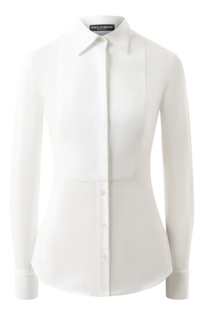 Женская хлопковая рубашка DOLCE & GABBANA, арт. F5K50T/FUEEE