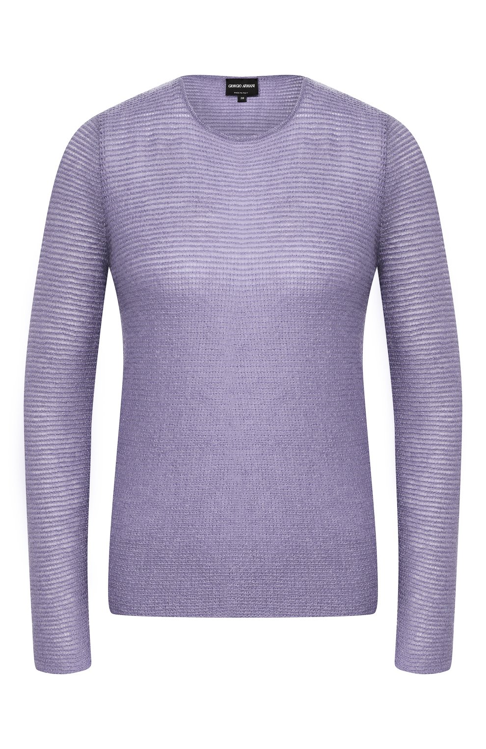 Свитер GIORGIO ARMANI сиреневого цвета по цене 57950 руб., арт. 6GAMA3/AMA8Z, фото 1 Свитер GIORGIO ARMANI, арт. 6GAMA3/AMA8Z, фото 1
