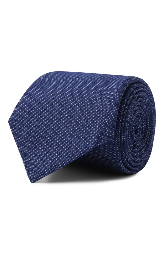 Шелковый галстук Corneliani 25U302-2520302 Синий 25U302-2520302