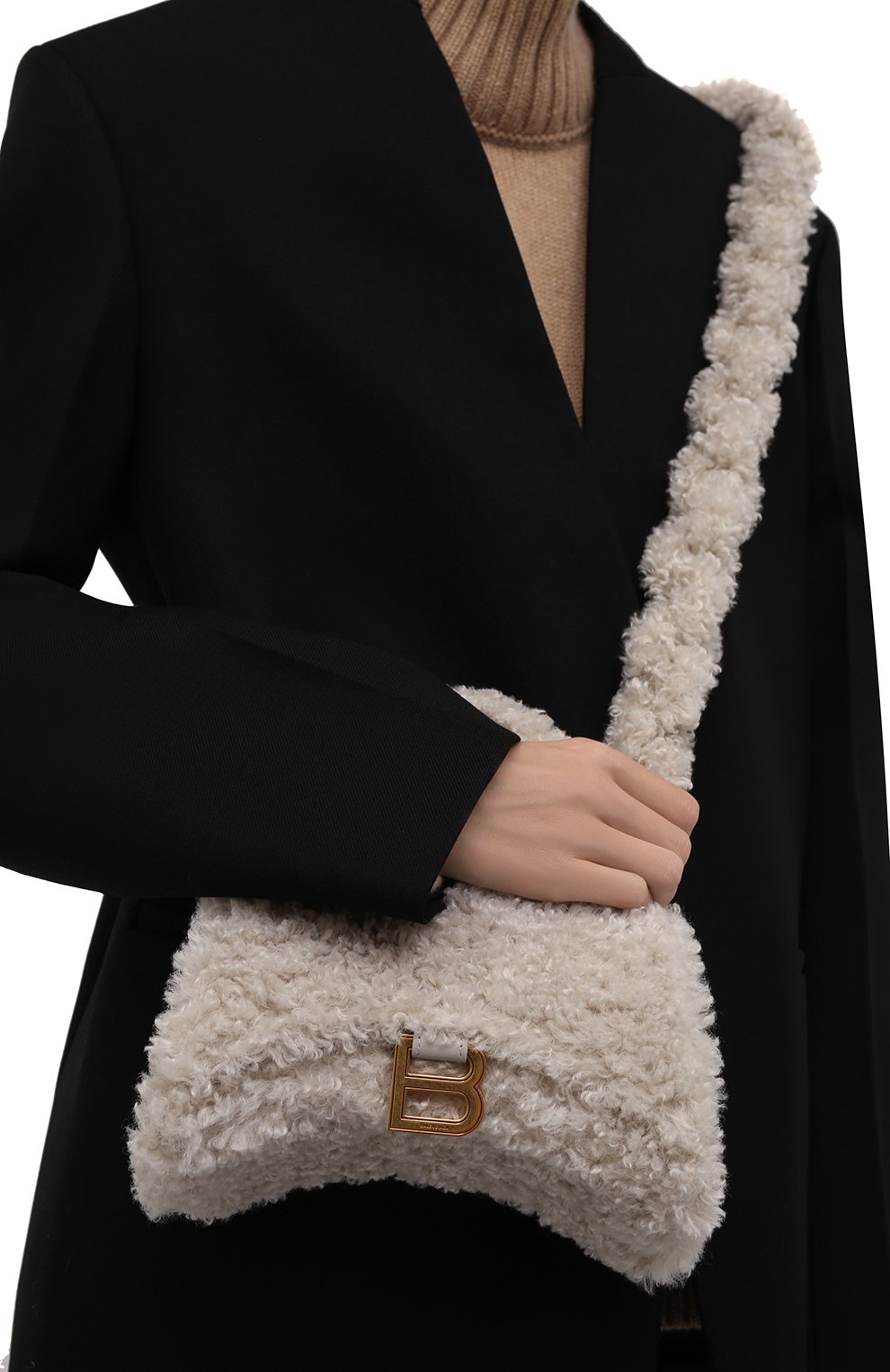 Сумка fluffy hourglass xs BALENCIAGA, арт. 656431/2VX1M, фото 2