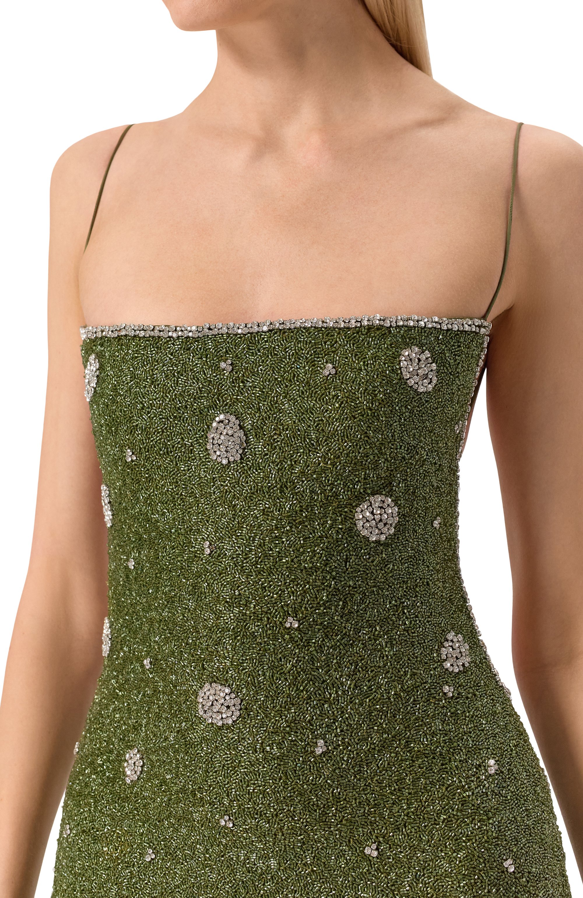 Платье с отделкой бисером GIUSEPPE DI MORABITO, арт. 04SSDR463 04468, фото 5