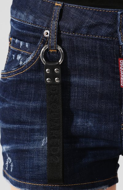 Джинсовые шорты DSQUARED2 синего цвета по цене 26550 руб., арт. S75MU0275/S30342, фото 5 Джинсовые шорты DSQUARED2, арт. S75MU0275/S30342, фото 5