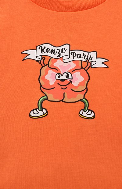 Хлопковая футболка KENZO, арт. K60255/6-12, фото 3