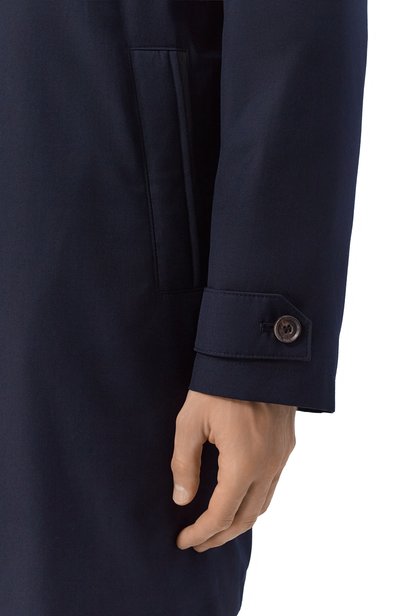 Плащ CORNELIANI темно-синего цвета по цене 118000 руб., арт. 2835G2/2A20141, фото 5 Плащ CORNELIANI, арт. 2835G2/2A20141, фото 5