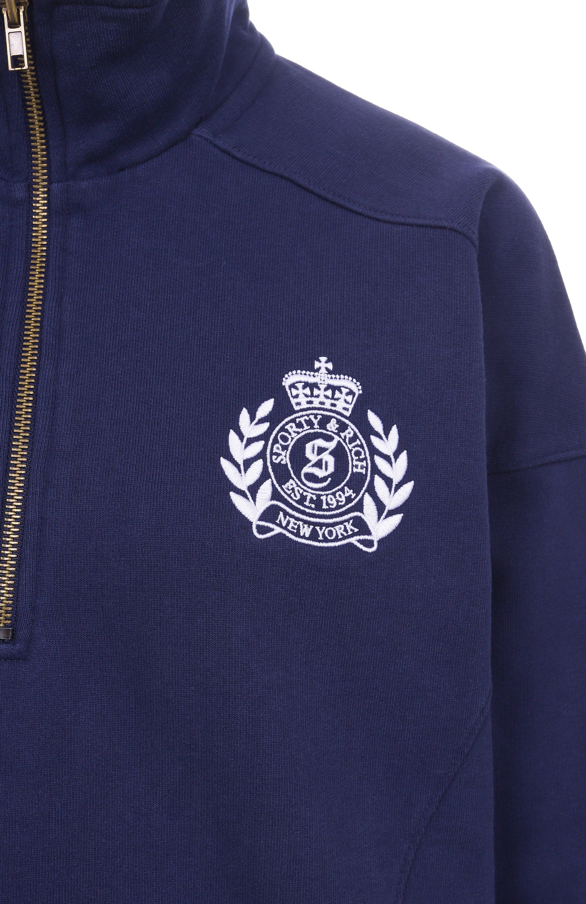 Хлопковый свитшот SPORTY AND RICH, арт. ST073612241BL106, фото 6