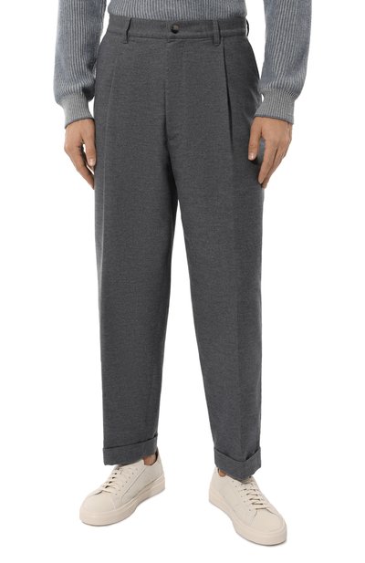 Брюки из хлопка и кашемира GIORGIO ARMANI, арт. GM000288/AF12015, фото 3