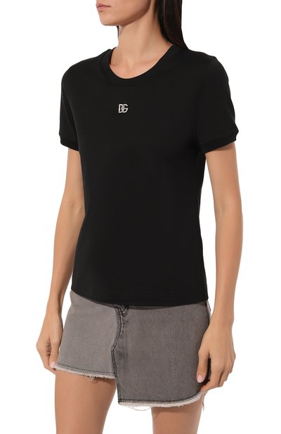 Хлопковая футболка DOLCE & GABBANA, арт. F8U08Z/G7B3U, фото 3