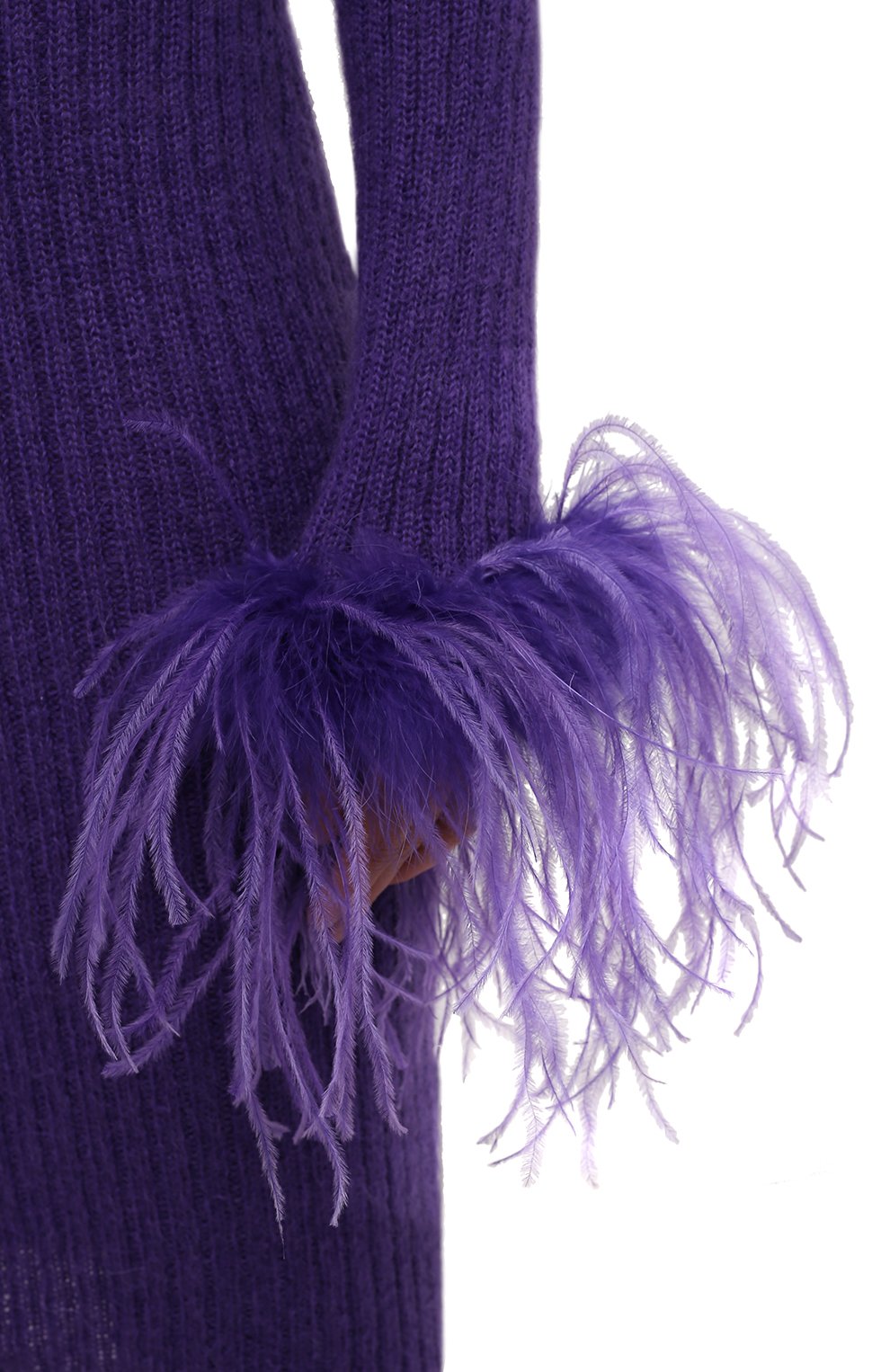 Кардиган с отделкой перьями GIUSEPPE DI MORABITO, арт. FW21116KN-156, фото 5