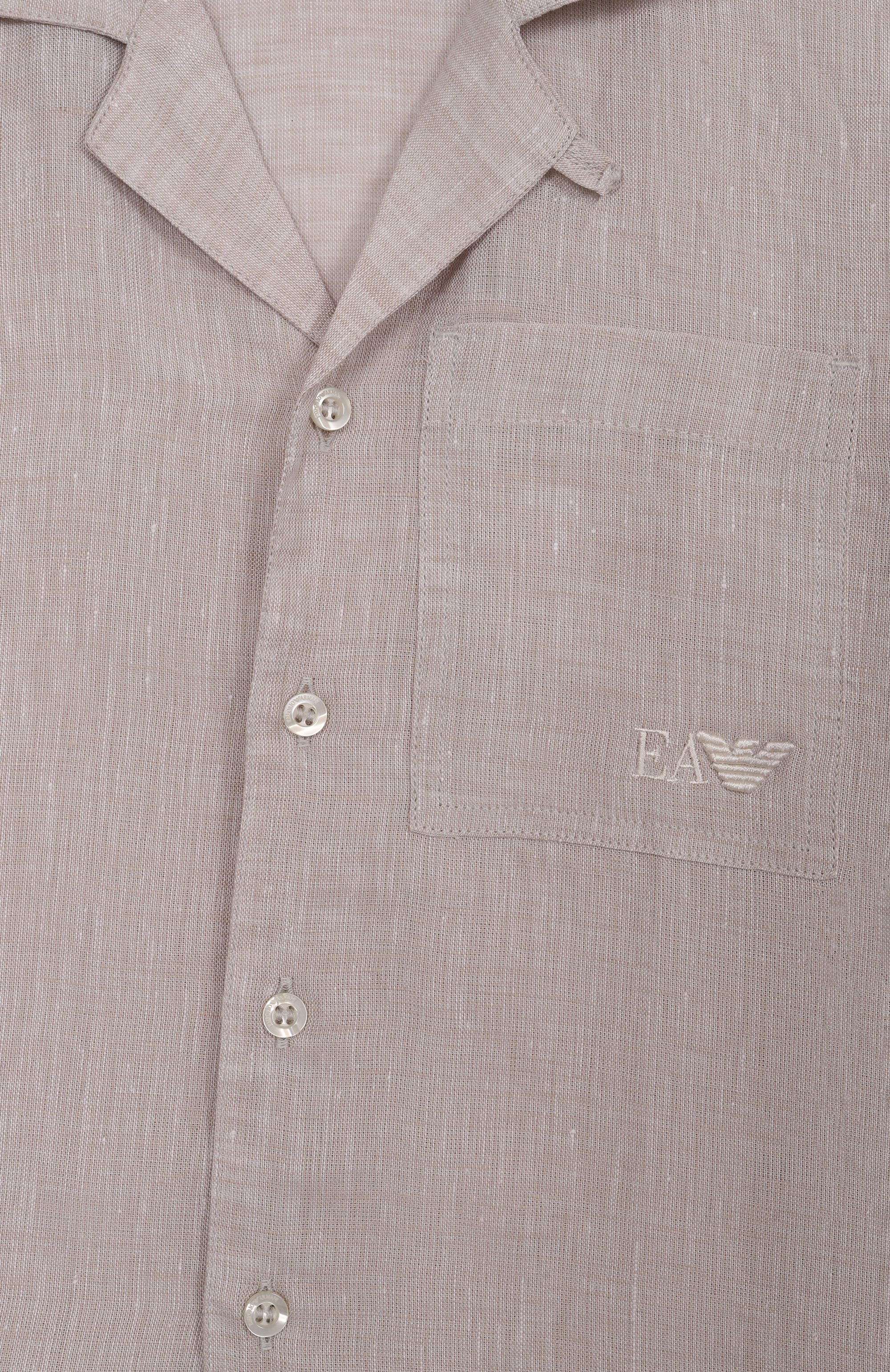 Льняная рубашка EMPORIO ARMANI, арт. EB000075/AF12878, фото 3