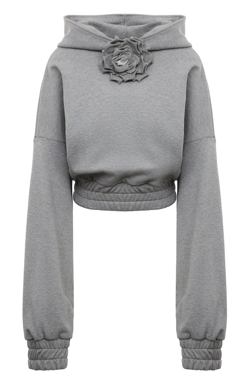 Хлопковое худи GIUSEPPE DI MORABITO серого цвета по цене 54150 руб., арт. PF23203T0-F-256, фото 1 Хлопковое худи GIUSEPPE DI MORABITO, арт. PF23203T0-F-256, фото 1