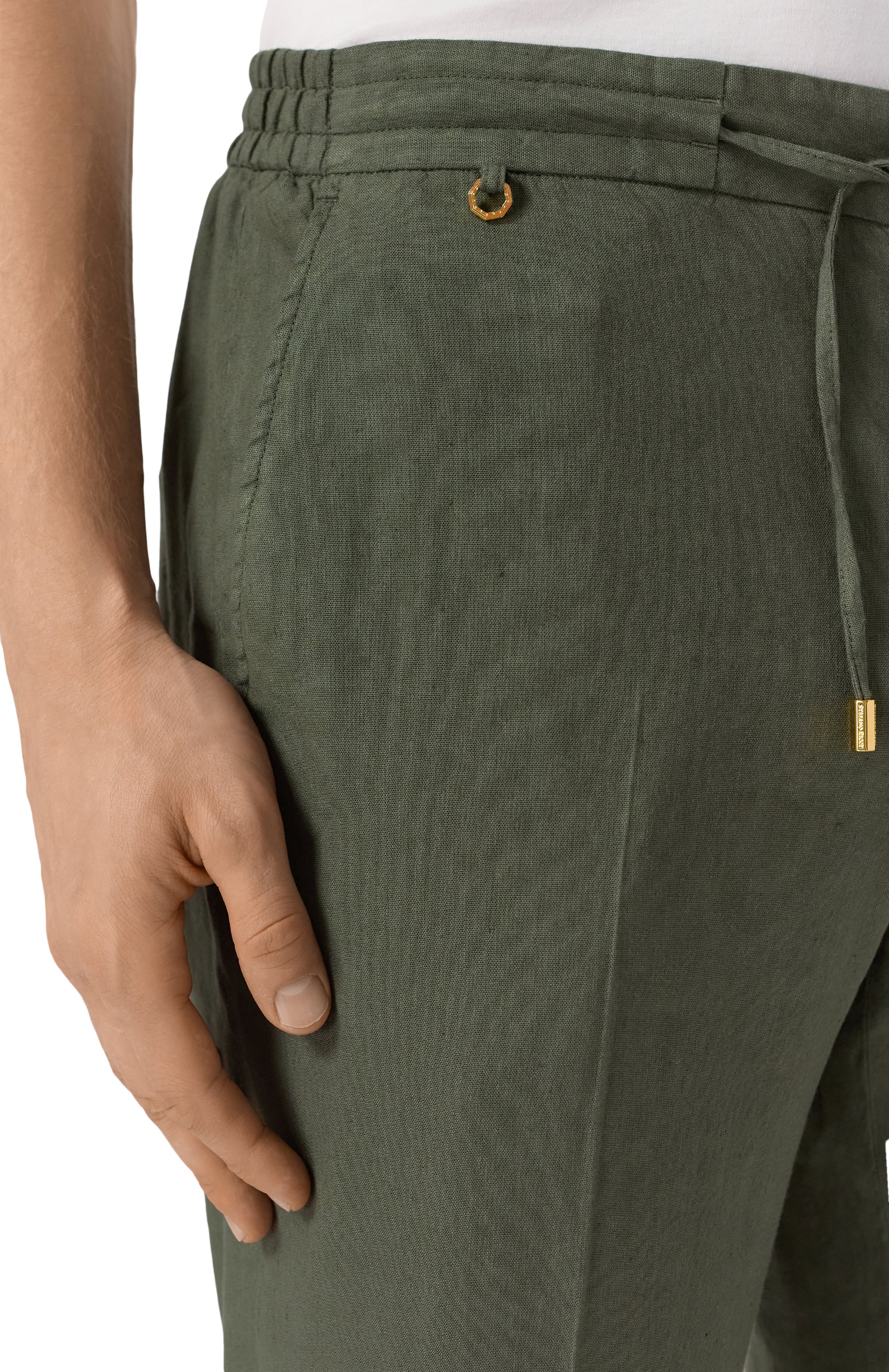 Брюки изо льна и вискозы STEFANO RICCI, арт. M1T3200283/LVI01S, фото 5