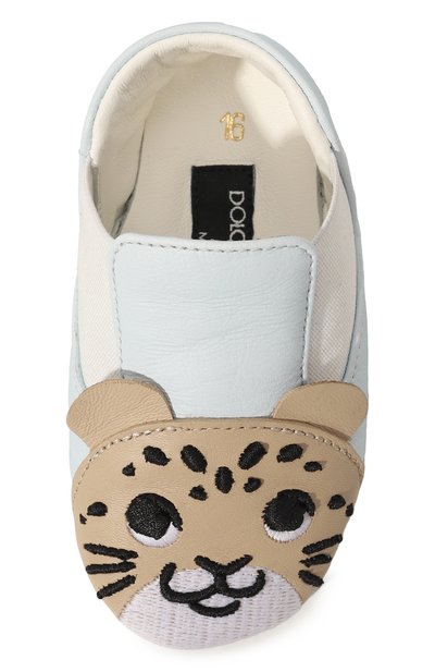 Кожаные пинетки DOLCE & GABBANA, арт. DK0070/AL289, фото 4