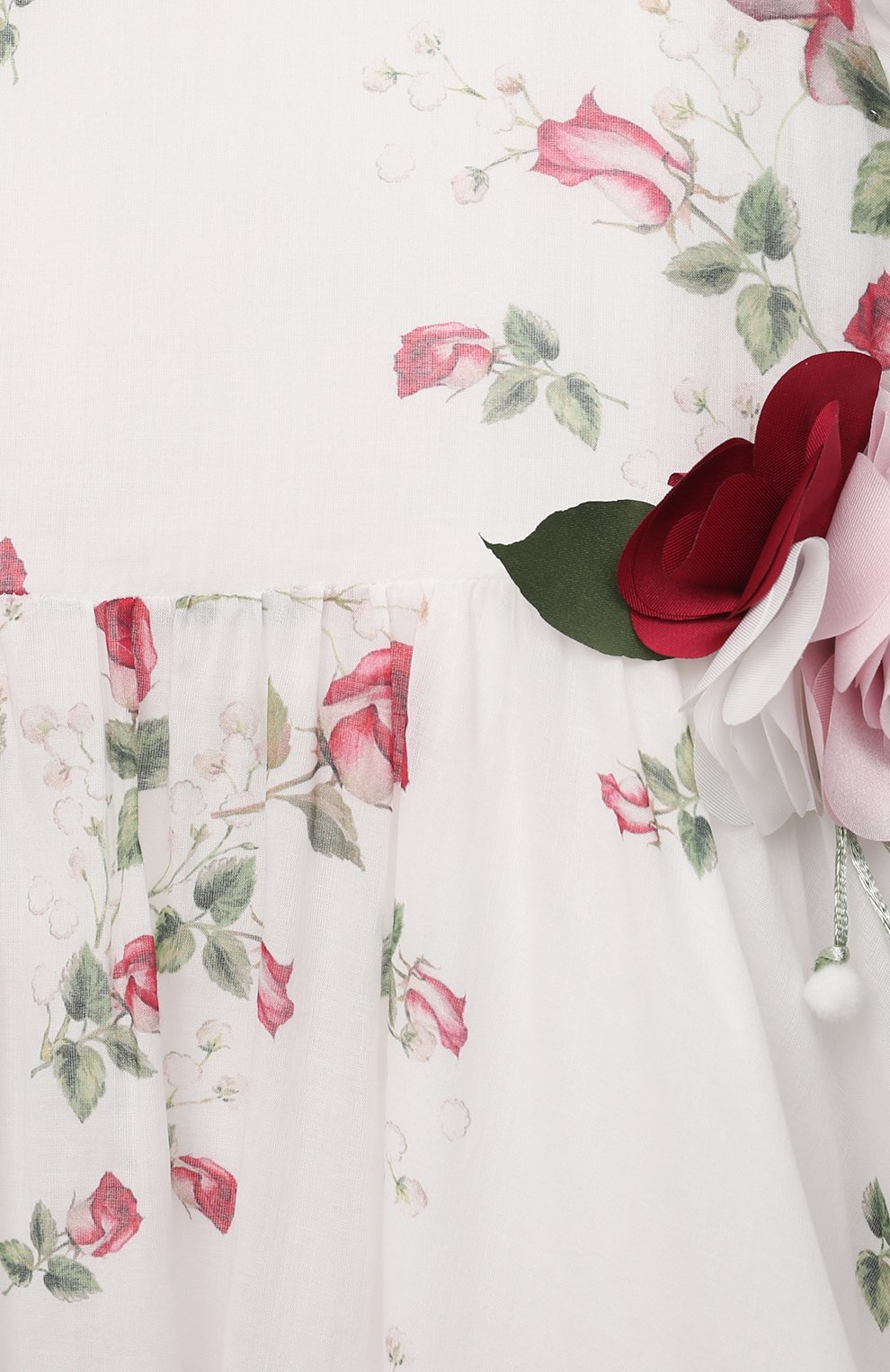 Хлопковое платье MONNALISA, арт. 717915F6, фото 3