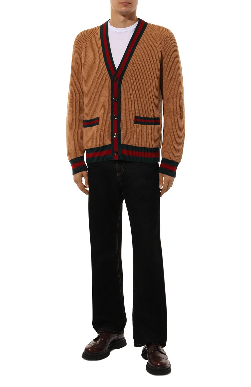 Шерстяной кардиган GUCCI, арт. 763351/XKDNE, фото 2