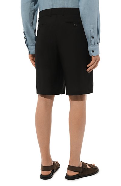 Шорты из лиоцелла и шелка GIORGIO ARMANI, арт. GM000184/TE11196, фото 4