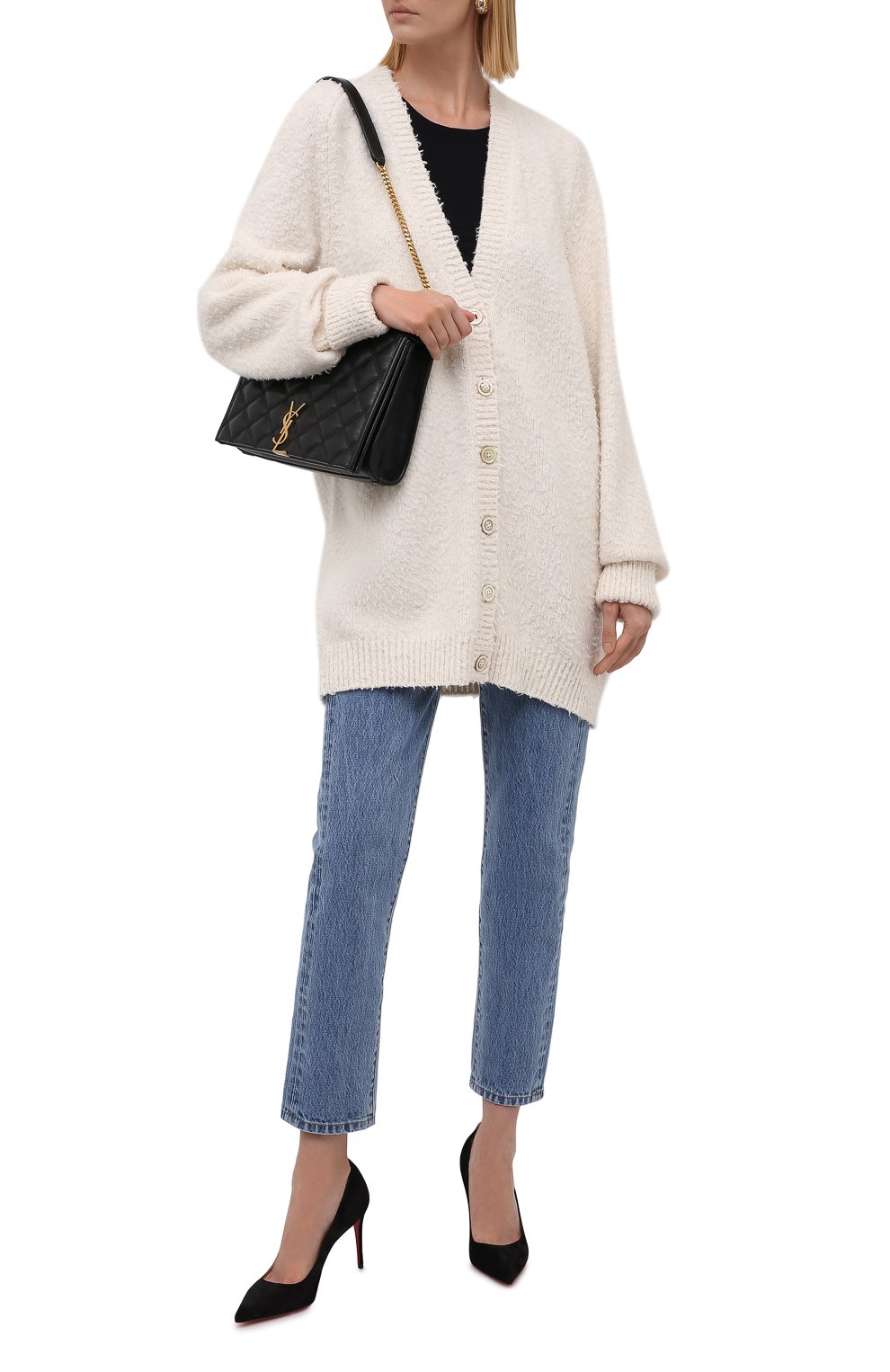 Хлопковый кардиган MAISON MARGIELA кремового цвета по цене 96150 руб., арт. S51GP0226/S17664, фото 2 Хлопковый кардиган MAISON MARGIELA, арт. S51GP0226/S17664, фото 2