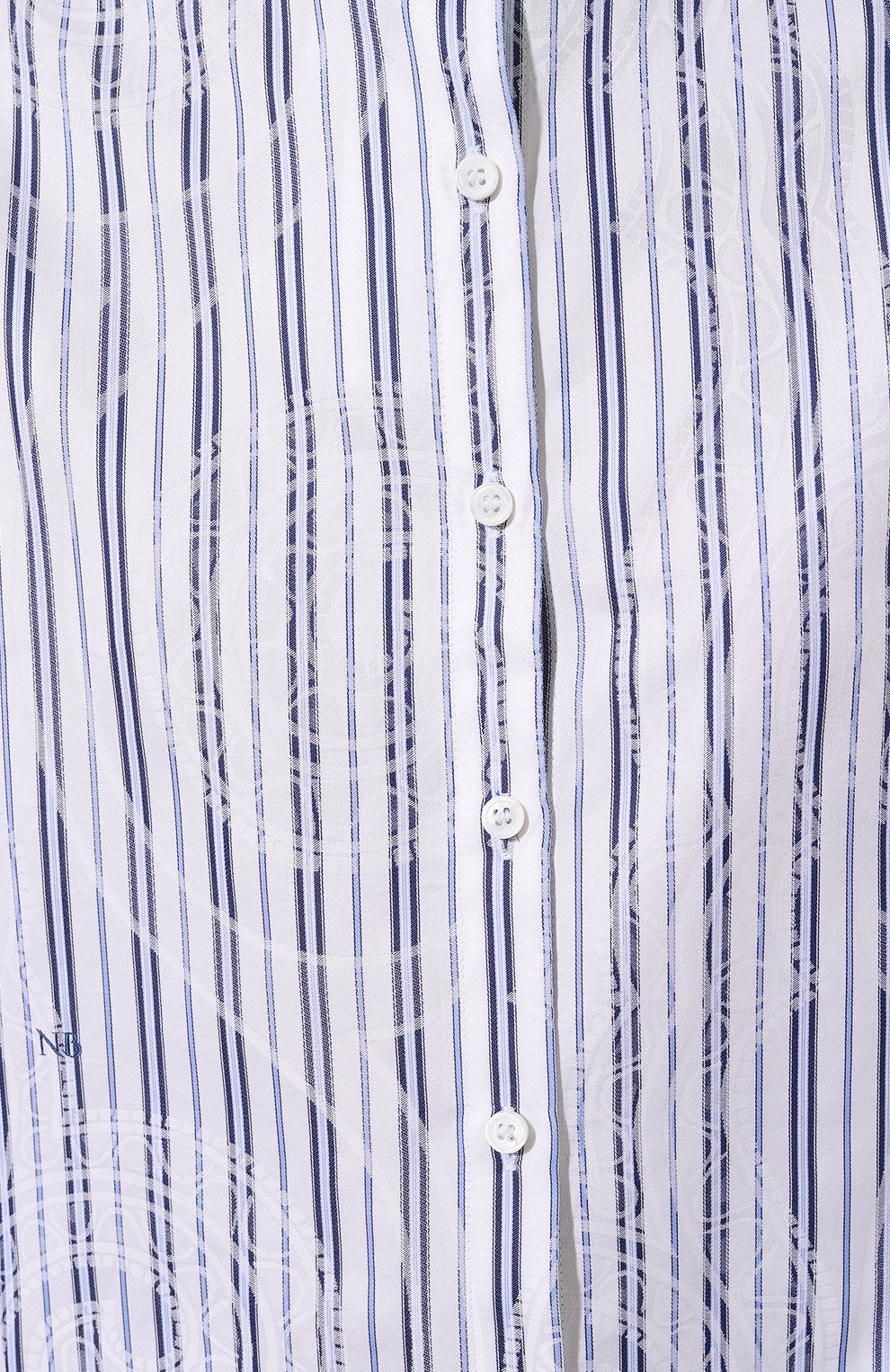 Рубашка из вискозы NOBLE&BRULEE разноцветного цвета по цене 46000 руб., арт. NB10/190523/7243, фото 5 Рубашка из вискозы NOBLE&BRULEE, арт. NB10/190523/7243, фото 5
