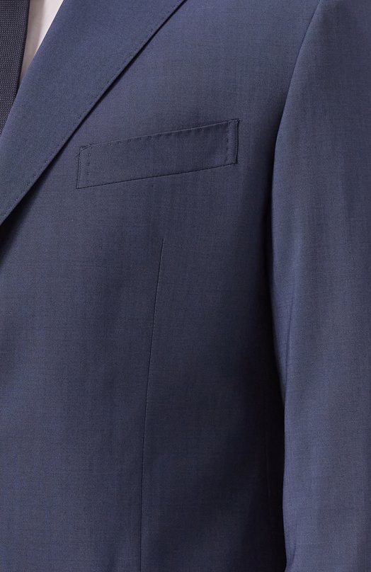 Шерстяной костюм Corneliani 256008-2518563_SET Синий  256008-2518563_SET Фото 8