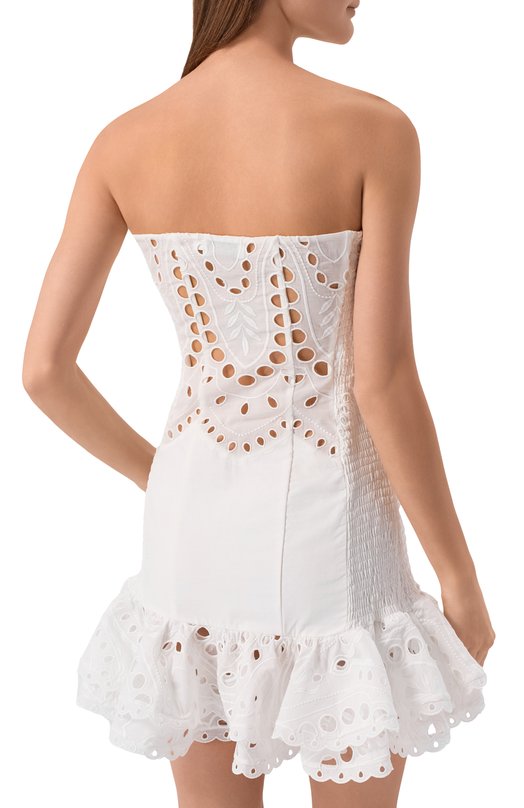 Хлопковое платье Charo Ruiz Ibiza 263600 Белый  263600 Фото 3