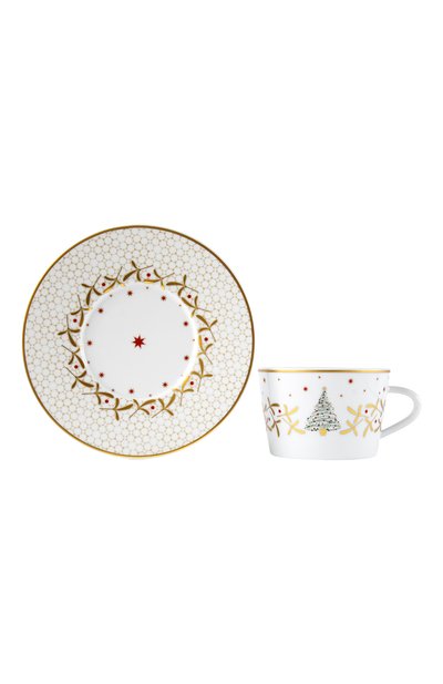 Чашка чайная с блюдцем noel blanc BERNARDAUD, арт. 1916/89