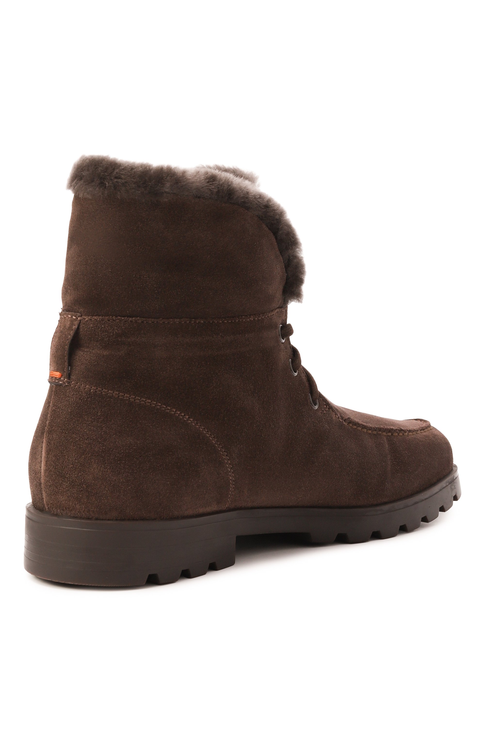 Замшевые ботинки SANTONI, арт. WTDG71048DKRAPFR, фото 5