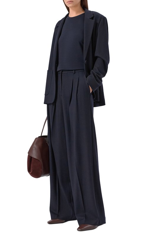 Шерстяные брюки Windsor 52 DH559HV 10001443/30049372 Синий  52 DH559HV 10001443/30049372 Фото 2