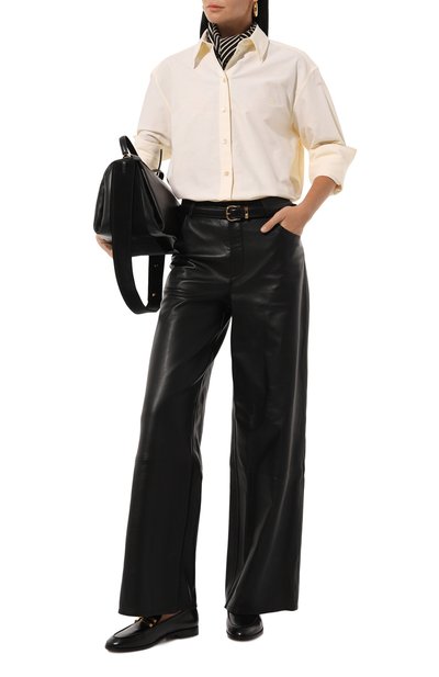 Кожаные лоферы brandi AQUAZZURA, арт. BDIFLAM0-CPF-000, фото 2