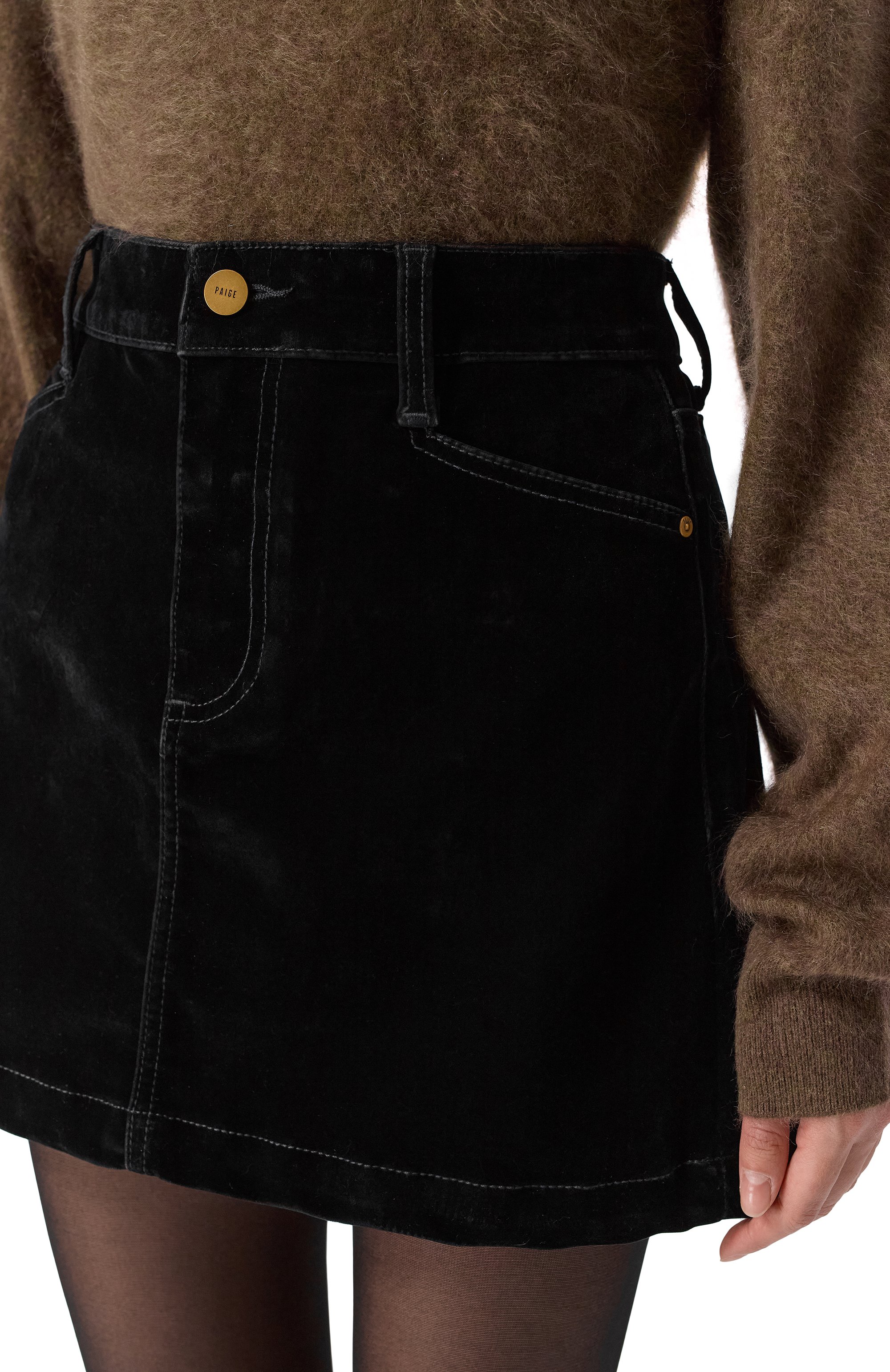 Бархатная юбка jannelle PAIGE, арт. 1K26R38-C937, фото 5