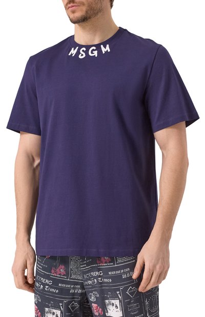 Хлопковая футболка MSGM, арт. 3840MM102/257002, фото 3