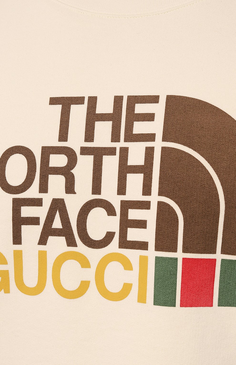 Хлопковый свитшот the north face x gucci GUCCI, арт. 626990 XJDCM, фото 5