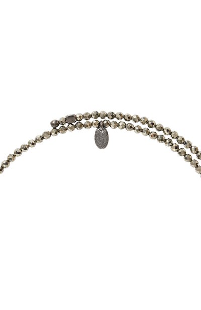 Колье BRUNELLO CUCINELLI серебряного цвета по цене 76500 руб., арт. MC0W9LP45, фото 3 Колье BRUNELLO CUCINELLI, арт. MC0W9LP45, фото 3