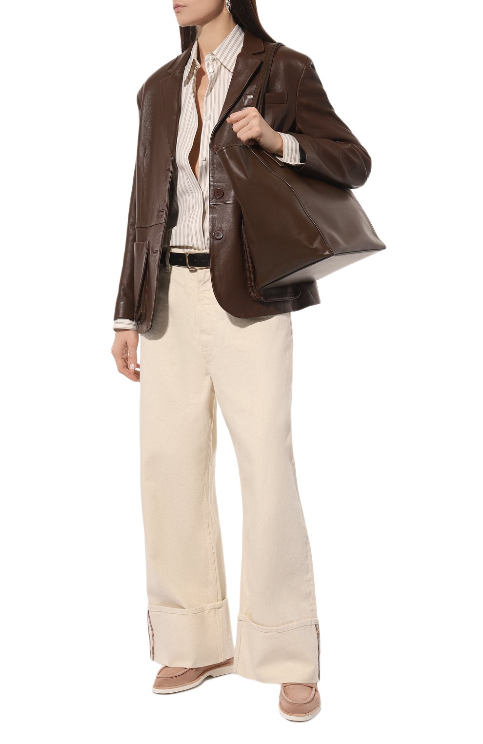 Замшевые лоферы SANTONI, арт. WUQY59818BIASTW1P60, фото 2