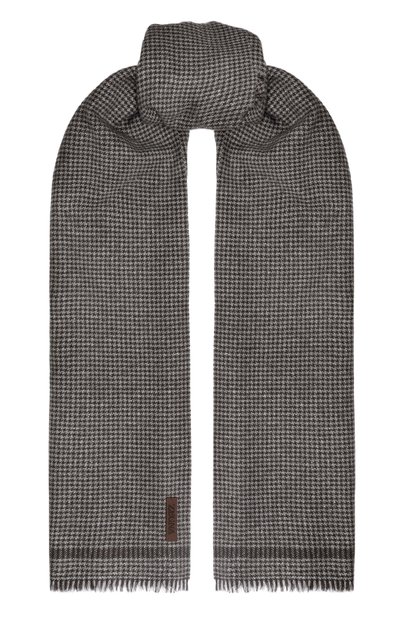 Мужской шарф из шерсти и шелка ZEGNA, арт. Z4L04S/24K