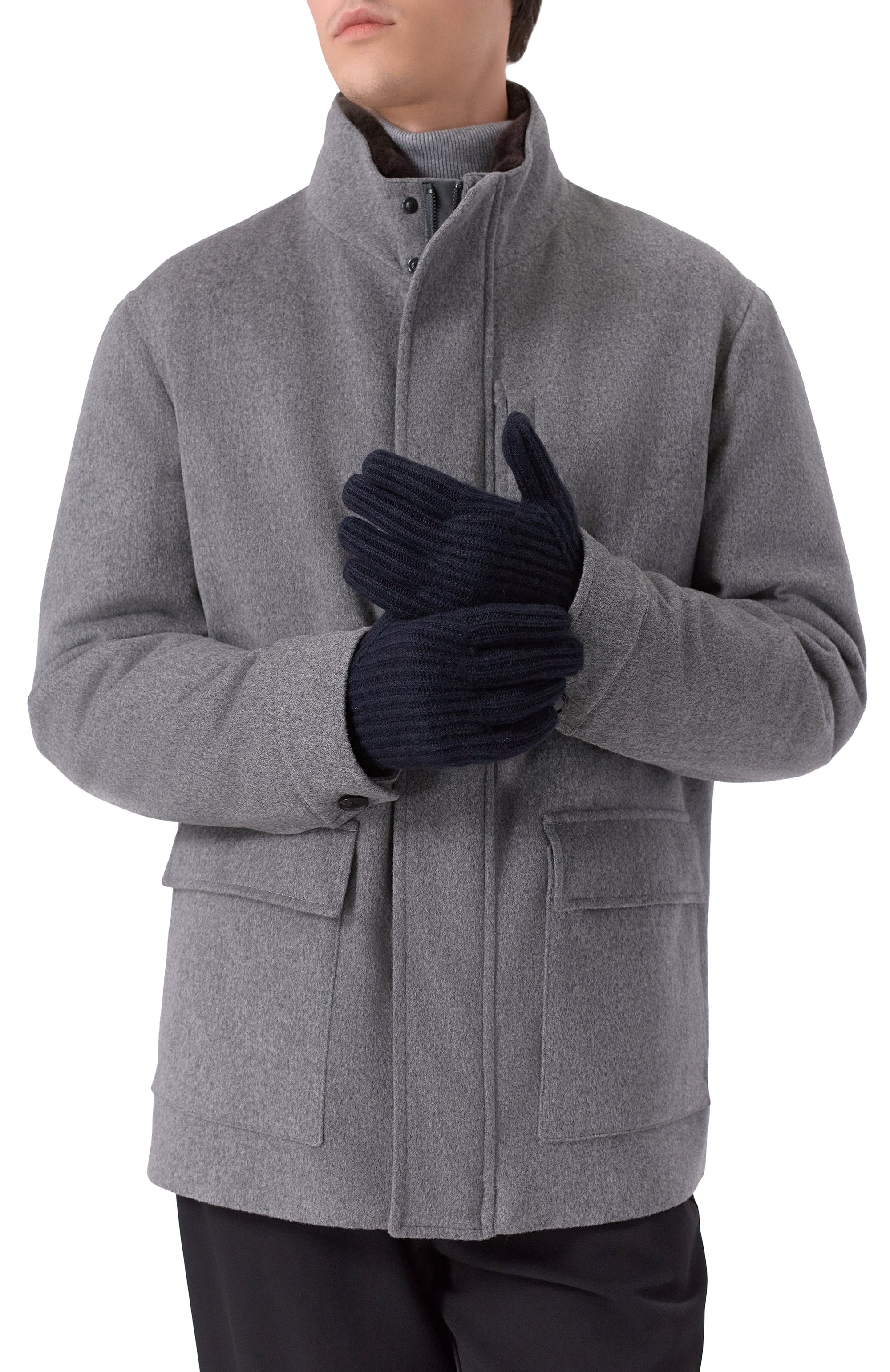 Кашемировые перчатки ANDREA CAMPAGNA, арт. 108MIU32, фото 2