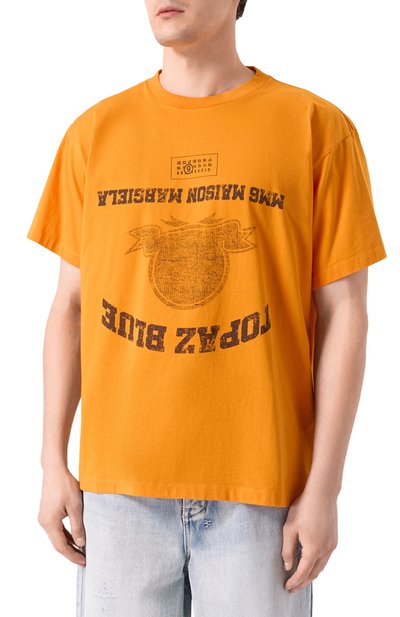 Хло�пковая футболка MM6, арт. SH0GC0041/S24311, фото 3