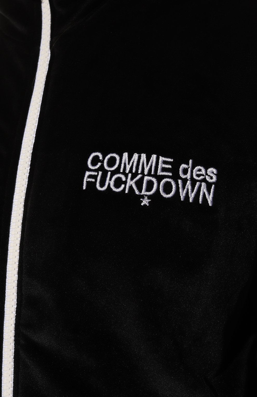 Толстовка из вискозы COMME DES FUCKDOWN черного цвета по цене 19950 руб., арт. CDFD2045, фото 5 Толстовка из вискозы COMME DES FUCKDOWN, арт. CDFD2045, фото 5