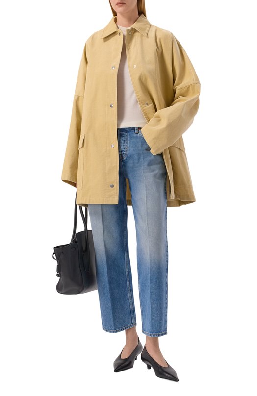 Кожаные туфли TOTEME 254-WAS0284-LE0104 Чёрный  254-WAS0284-LE0104 Фото 3