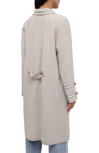 Льняное пальто GIORGIO ARMANI, арт. 1SH0L060/T022Q, фото 4