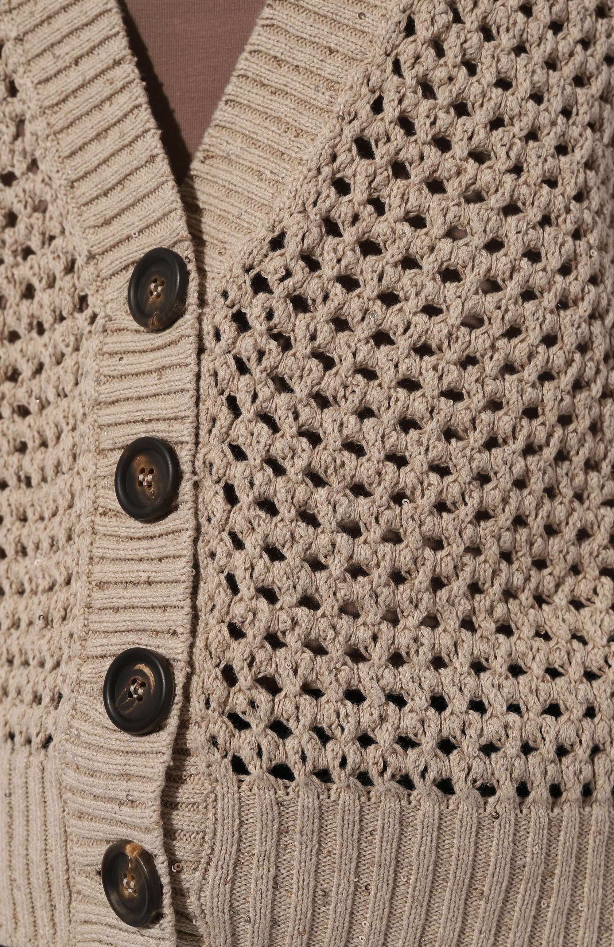 Хлопковый кардиган BRUNELLO CUCINELLI, арт. MDV796806, фото 5