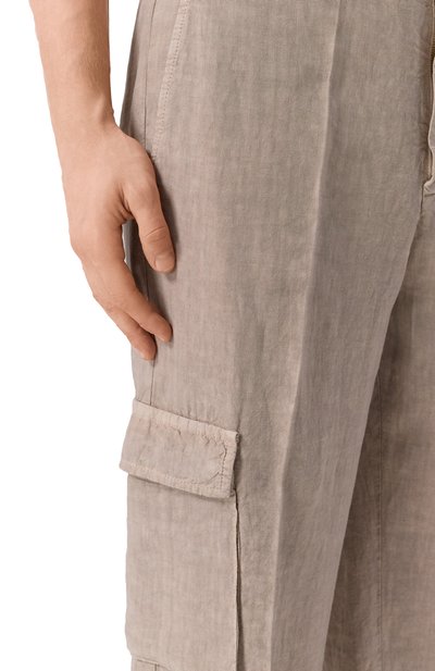 Льняные брюки-карго INLINUM, арт. CARG011, фото 5