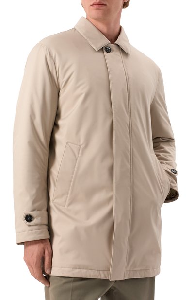 Утепленный плащ KITON, арт. UW1886V0444F08, фото 3