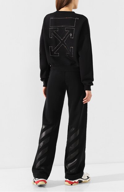 Хлопковый свитшот OFF-WHITE, арт. 0WBA026E190030651010, фото 2