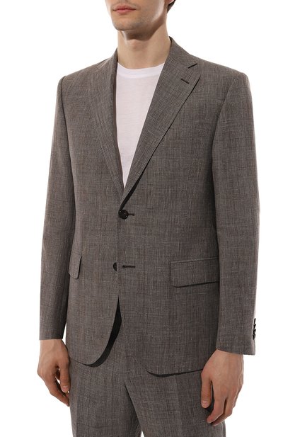 Костюм из льна и шерсти CORNELIANI, арт. 916008-3117215_1, фото 2