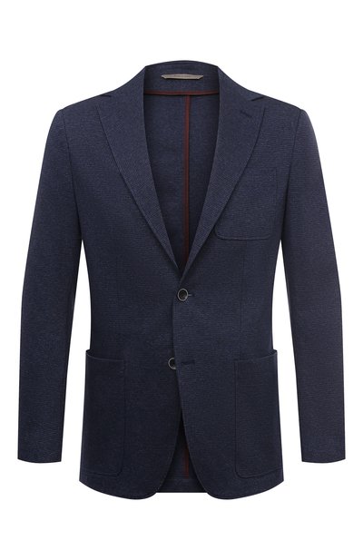 Мужской хлопковый пиджак CANALI, арт. J0147/JJ02698