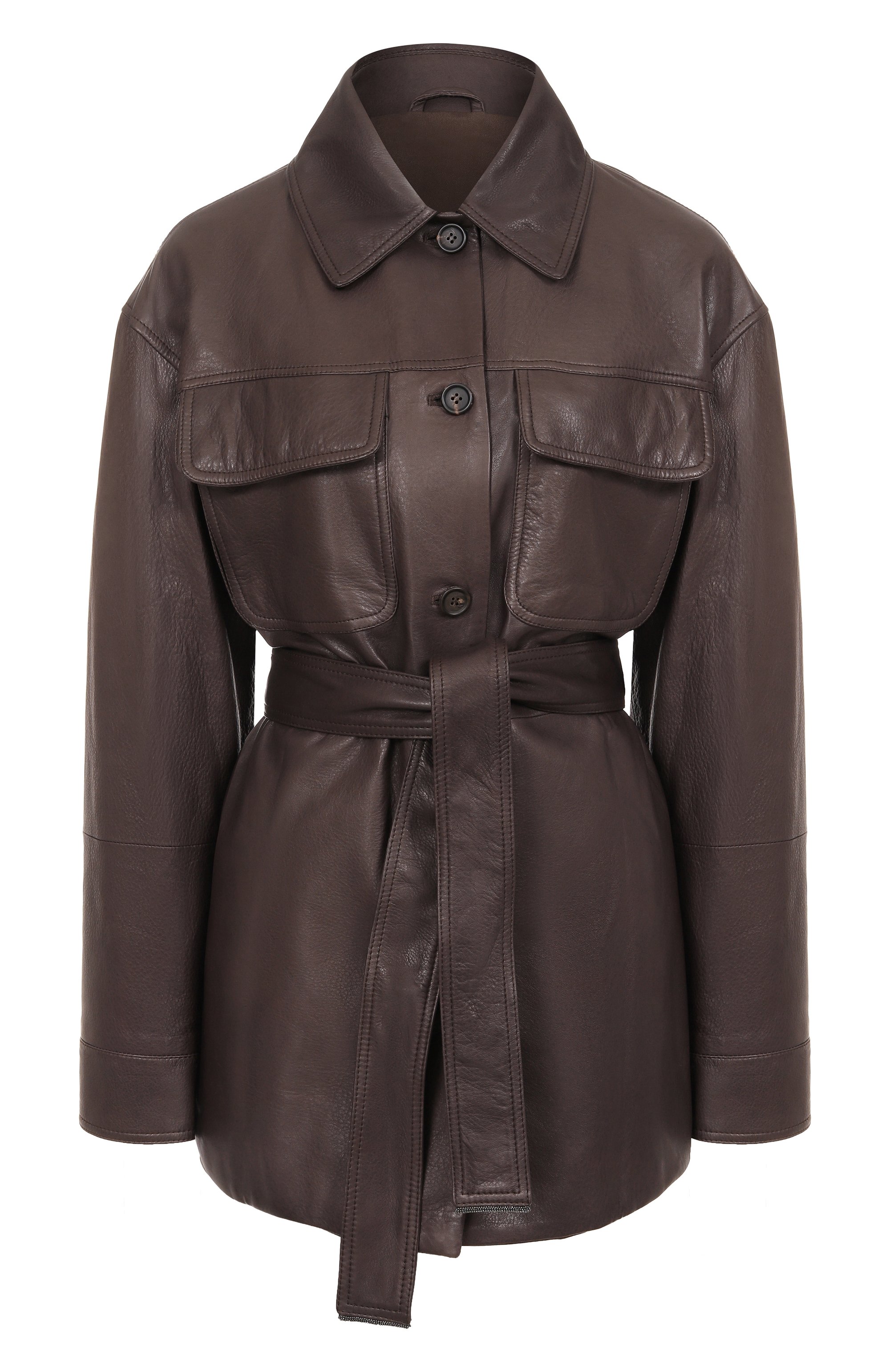 Кожаная куртка BRUNELLO CUCINELLI, арт. MPMUL7453P, фото 1