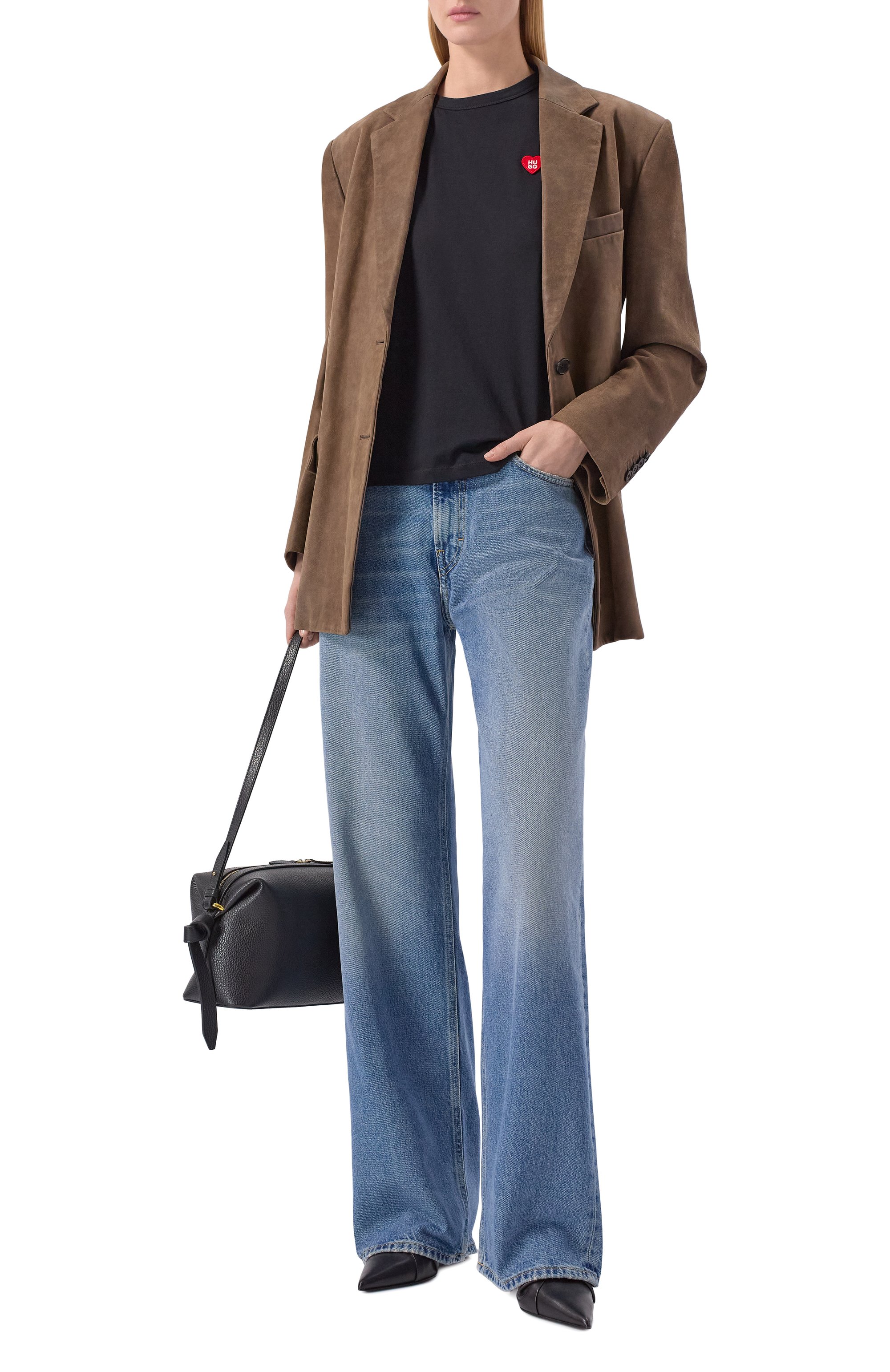 Хлопковая футболка HUGO, арт. 50562145, фото 2