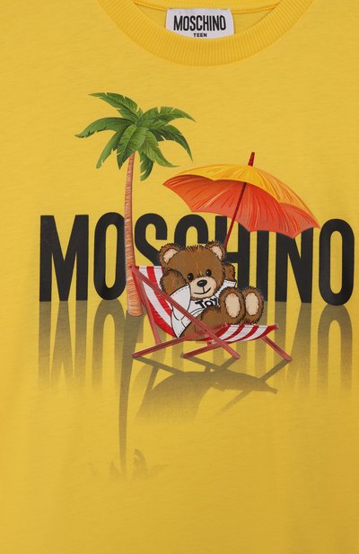 Хлопковая футболка MOSCHINO, арт. H7M04K/LAA01/10-14, фото 3